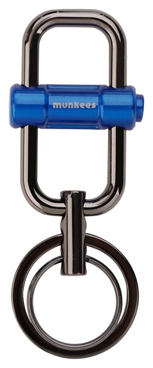 Munkees 3271 карабин Lock dark blue, 3271-DB