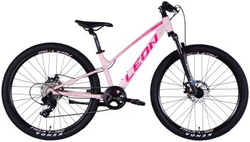 Велосипед AL 26" Leon SUPER JUNIOR DD CS рама-13" рожевий з малиновим 2025