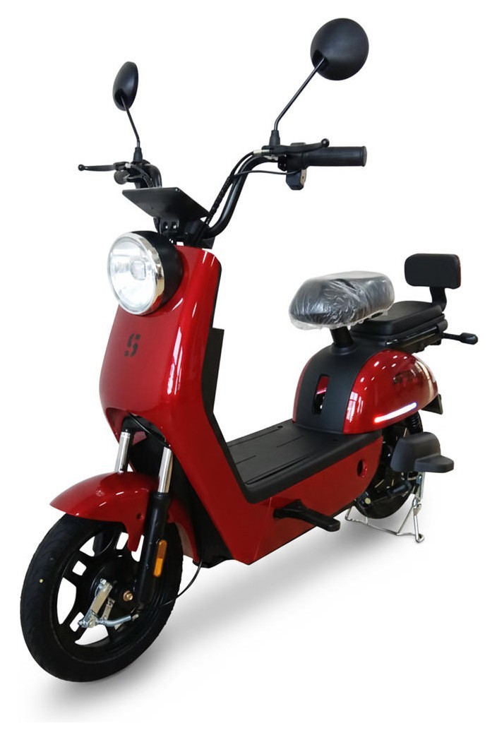 Электроскутер SPACE TRITON 60B 800Вт 20А*г барабан/барабан свинцово-кислотный красный 2026, ESC-066