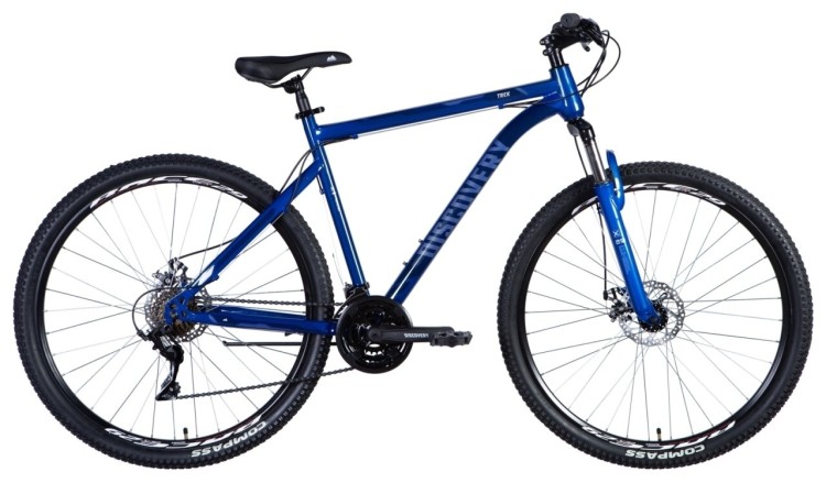 Велосипед ST 29" Discovery TREK AM DD рама-" 2024 (синий), OPS-DIS-29-168
