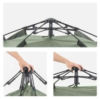 Намет тримісний автоматичний Naturehike NH21ZP008, темно-зелений