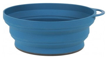Lifeventure тарелка Silicone Ellipse Bowl navy blue