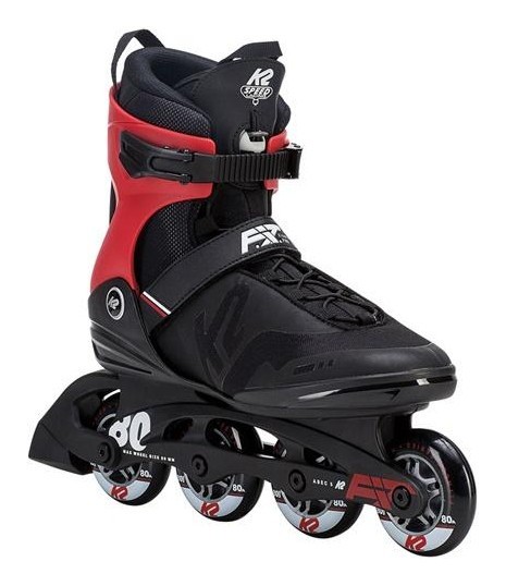 Роликові коньки для дорослих K2 F.I.T. 80 PRO M 41.5 (8.5US) 265мм Black/red (30C0716.1.1) O, RCH_19748