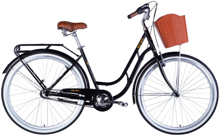 Велосипед ST 28" Dorozhnik RETRO PH рама-19" черный 2025, OPS-D-28-438