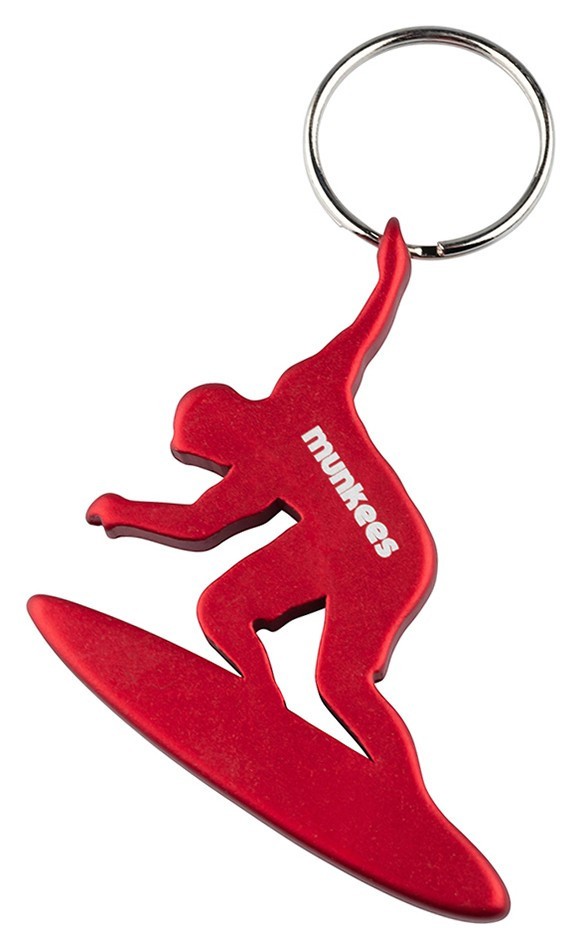 Munkees 3523 брелок-відкривальник Surfer red, 3523-RD