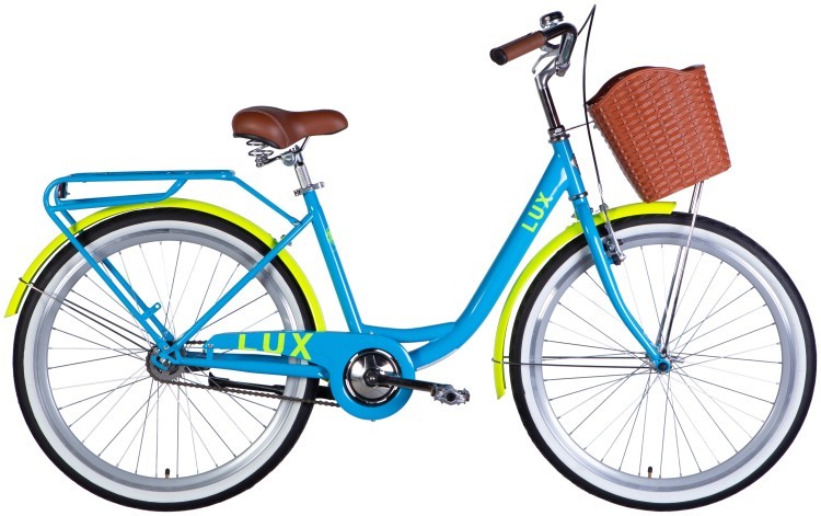 Велосипед ST 26" Dorozhnik LUX Velosteel рама-17" блакитний 2025, OPS-D-26-290