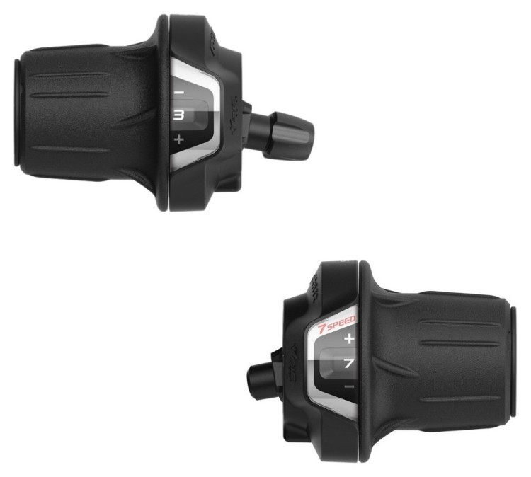 Ручки перемикання Гріпшифт 21 SHIMANO RV300 індекс з дісплеєм, SHL-112