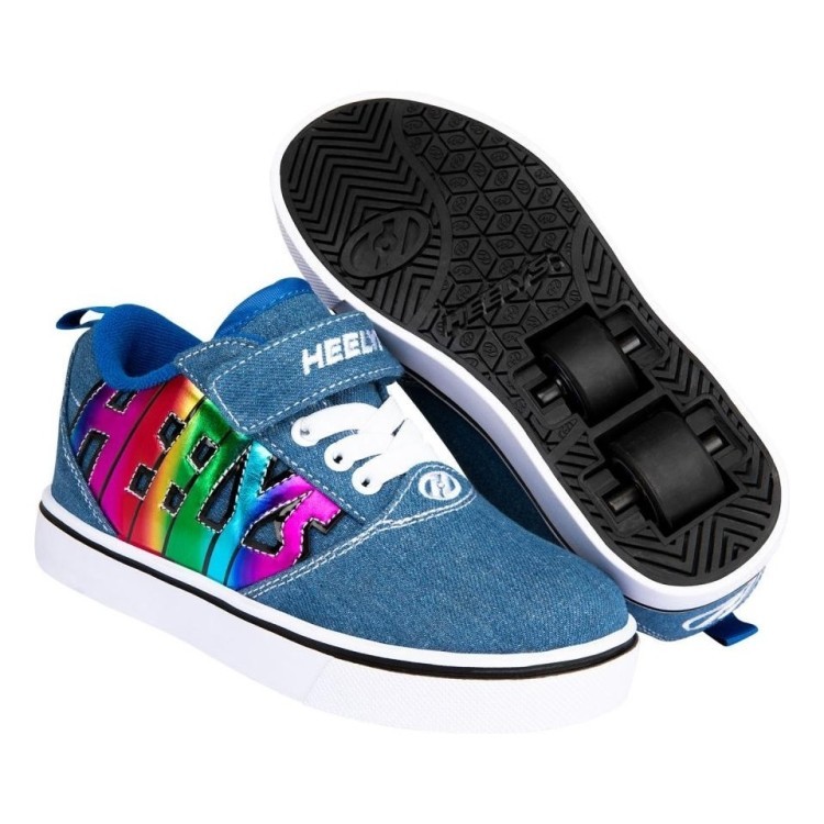 Роликові кросівки Heelys Х2 Pro HE101279 Blue Denim Blue Rainbow, 5333392