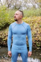 Термобелье мужское Tramp Active комплект (футболка+штаны) UTRUM-021-blue, 2XL