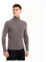 Мужской гольф Pobedov Prestige. Серый гольф для мужчин. Гольф ангора мужской