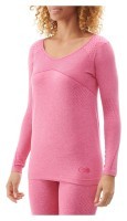 Термобілизна для дорослих: жіноча кофта Eider SKIN LS TEE W 8627 M, L Сandy pink (EIV4134)