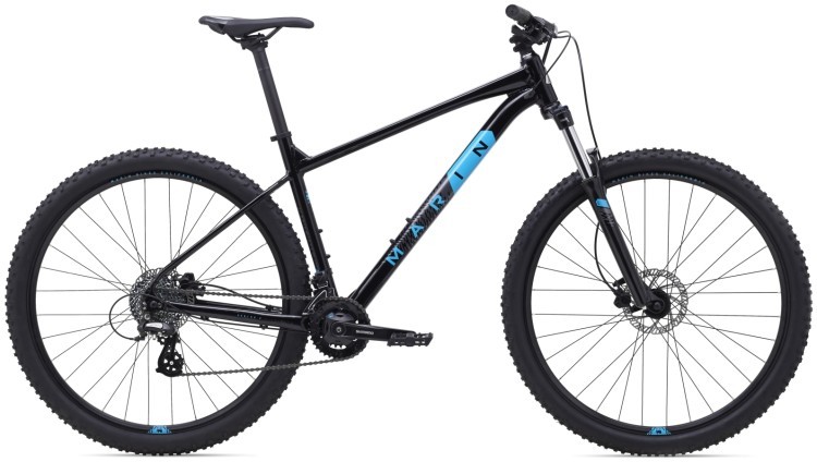 Велосипед 27,5" Marin BOBCAT TRAIL 3 рама - M 2024 Gloss Black/Charcoal/Cyan, SKD-86-74