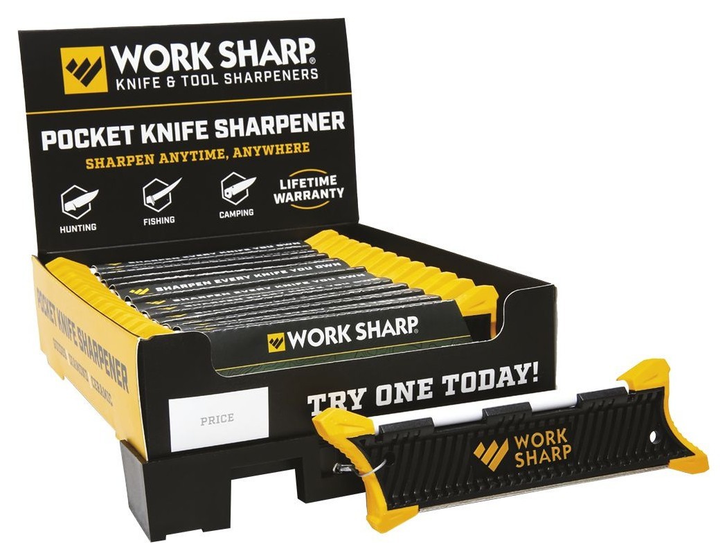 Комплект механічних точилок Work Sharp POCKET KNIFE SHARPENER 12 PACK & 1 DISPLAYS WSGPS-12, FNR_WSGPS-12