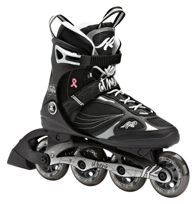 Роликові коньки для дорослих K2 ATHENA W 40 (9.0US) 260мм Black/white (3040102) O, RCH_22731