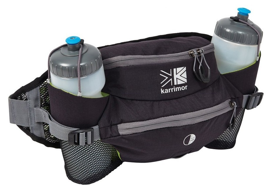Сумка на пояс Karrimor RAID 5 (INC BOTTLES) Black/grey (KR15005-BKG 5), RCH_15919