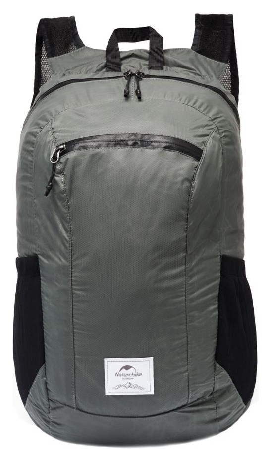 Рюкзак компактный сверхлегкий Naturehike Ultralight NH17A012-B, 18 л, серый, FNR_6927595718667