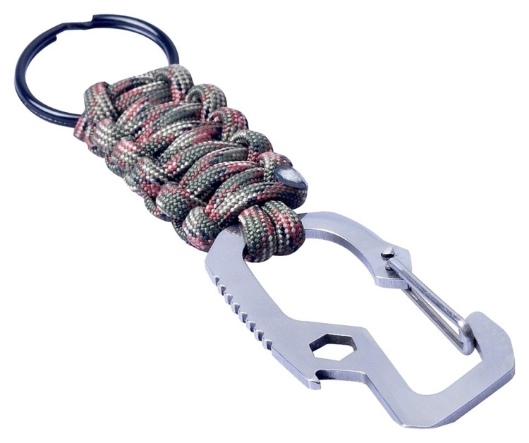 Munkees 6462 брелок Multi-Function Paracord khaki, 6462-KH