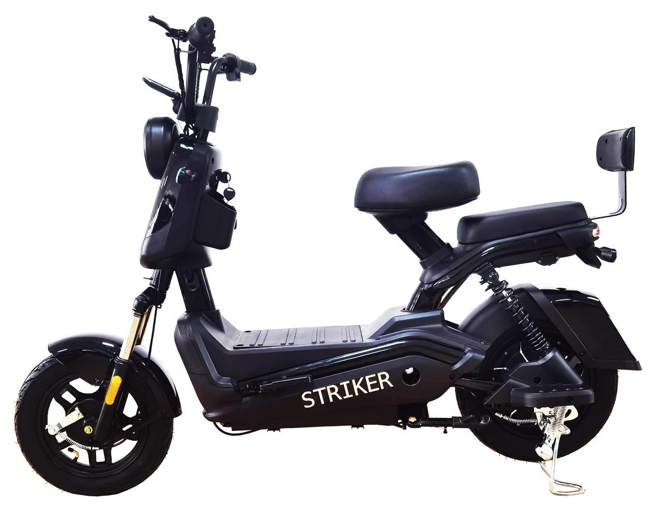 Электроскутер SPACE STRIKER 60B 800Вт 20А*г барабан/барабан свинцово-кислотный черный 2026, ESC-068