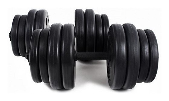 Гантелі набірні 2 шт RN16 кг з ABS покриттям + Еспандер у подарунок, RNS_BD-16