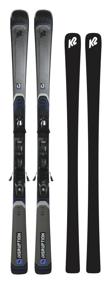 Ліжі гірські комплект K2 DISRUPTION 76+M2 10 QKCLK 156см Grey/black (10E0009.272.1+10E1013.172.1), RCH_17628