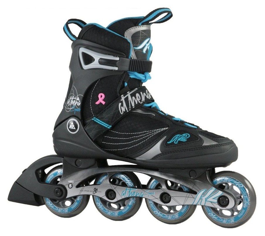 Роликові коньки для дорослих K2 ATHENA SPEED W 40.5 (9.5US) 265мм Black/light blue (3040800) V, RCH_22722