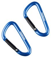 Munkees 3205 карабин D 5 mm x 50 mm (пара) dark blue