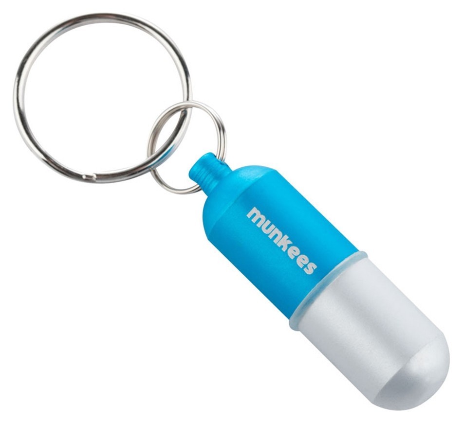 Munkees 3625 брелок Waterproof Capsule Small blue, 3625-BL
