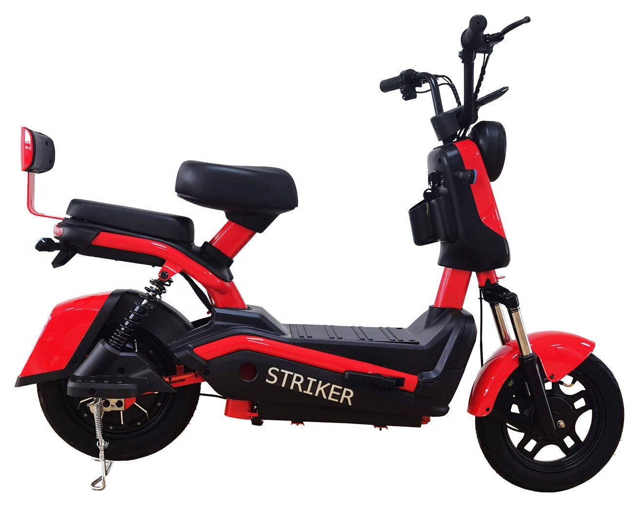 Электроскутер SPACE STRIKER 60B 800Вт 20А*г барабан/барабан свинцово-кислотный красный 2026, ESC-069