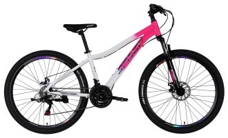 Велосипед AL 27.5" SPACE IZIDA DD FR рама-15" рожево-білий 2026