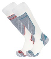 Носки женские для туризма Nordica CRUISE 2 PACK 39-42 White/red+white/giada (15243) V