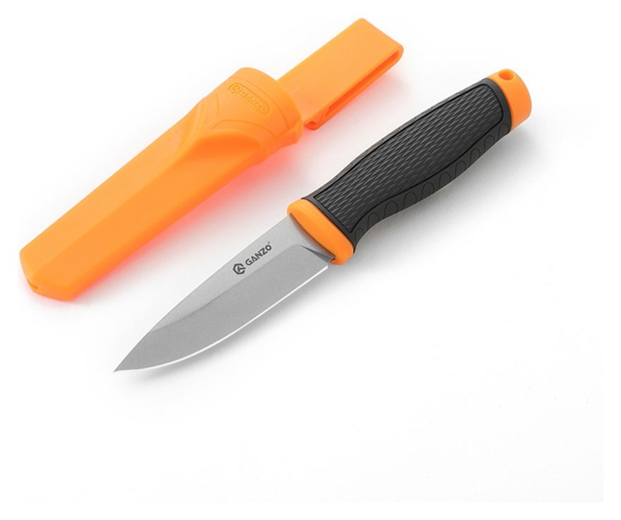 Ніж Ganzo G806-OR помаранчевий з ножнами, FNR_G806-OR