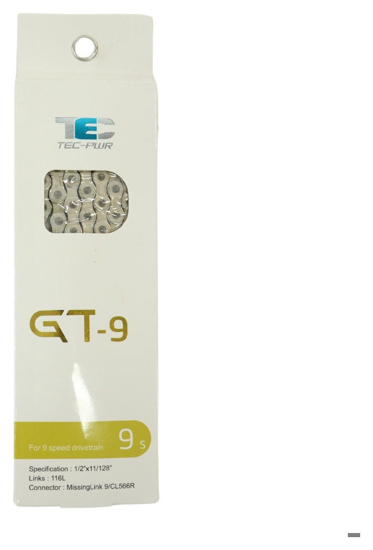 Ланцюг 9 шв. 116 лан. замок TEC GT-9  NP/NP BOX AM (брендоване пакування), CHA-397