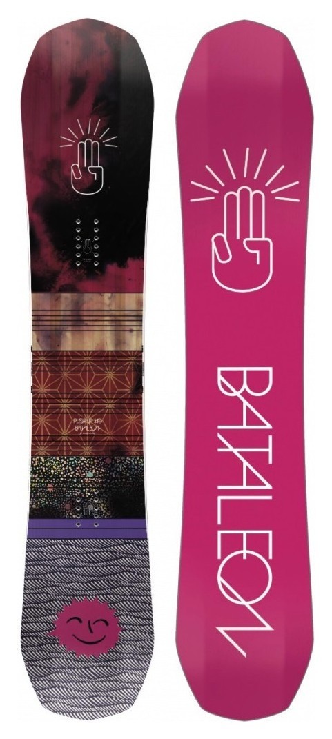 Сноуборд Bataleon PUSH UP 146 Brown/pink (10.19.PUSH) O, RCH_20096