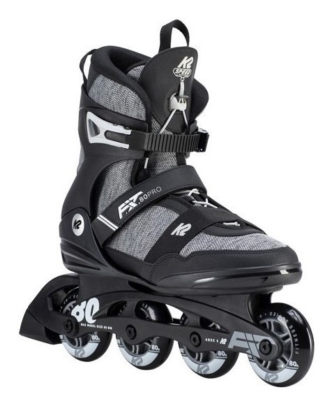 Роликові коньки для дорослих K2 F.I.T. 80 PRO M 40.5 (8.0US) 260мм Black/grey (30D0771.1.1) O, RCH_19719