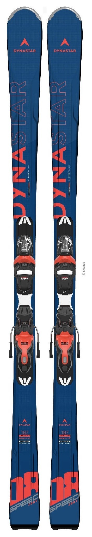 Лежи горные (комплект) Dynastar SPEED ZONE 8 CA+XPRESS2 11 GW 167см Blue/red (DAID302+FCID004), RCH_20574