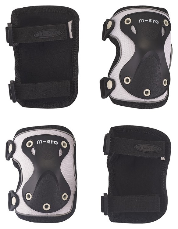 Захисний комплект налокітники та наколінники MICRO - ЧОРНИЙ (лік. 17-21 cm, кол. 25-31 cm, M), AC5473