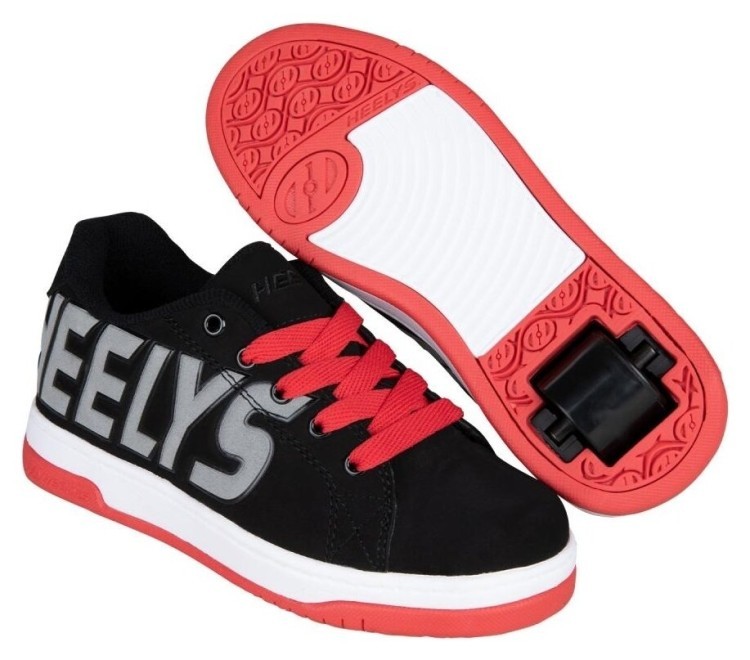 Роликовые кроссовки Heelys Split HE101382 Black Red, 1309441