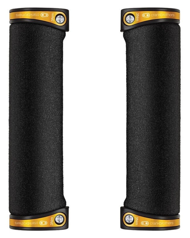 Грипсы для велосипеда Crankbrothers COBALT 130 мм Black/Gold (14918), RCH_19619