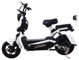 Электроскутер SPACE STRIKER 60B 800Вт 20А*г барабан/барабан свинцово-кислотный белый с черным 2026