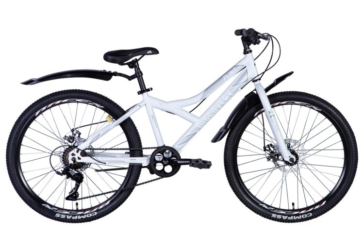 Велосипед ST 24" Discovery FLINT DD 2024 (белый (м)), OPS-DIS-24-344