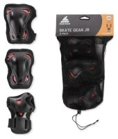 Захисний комплект Rollerblade SKATE GEAR JUNIOR 3 PACK 3XS Black/red (069P0200)
