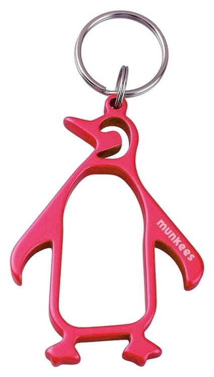 Munkees 3430 брелок-відкривальник Penguin red, 3430-RD