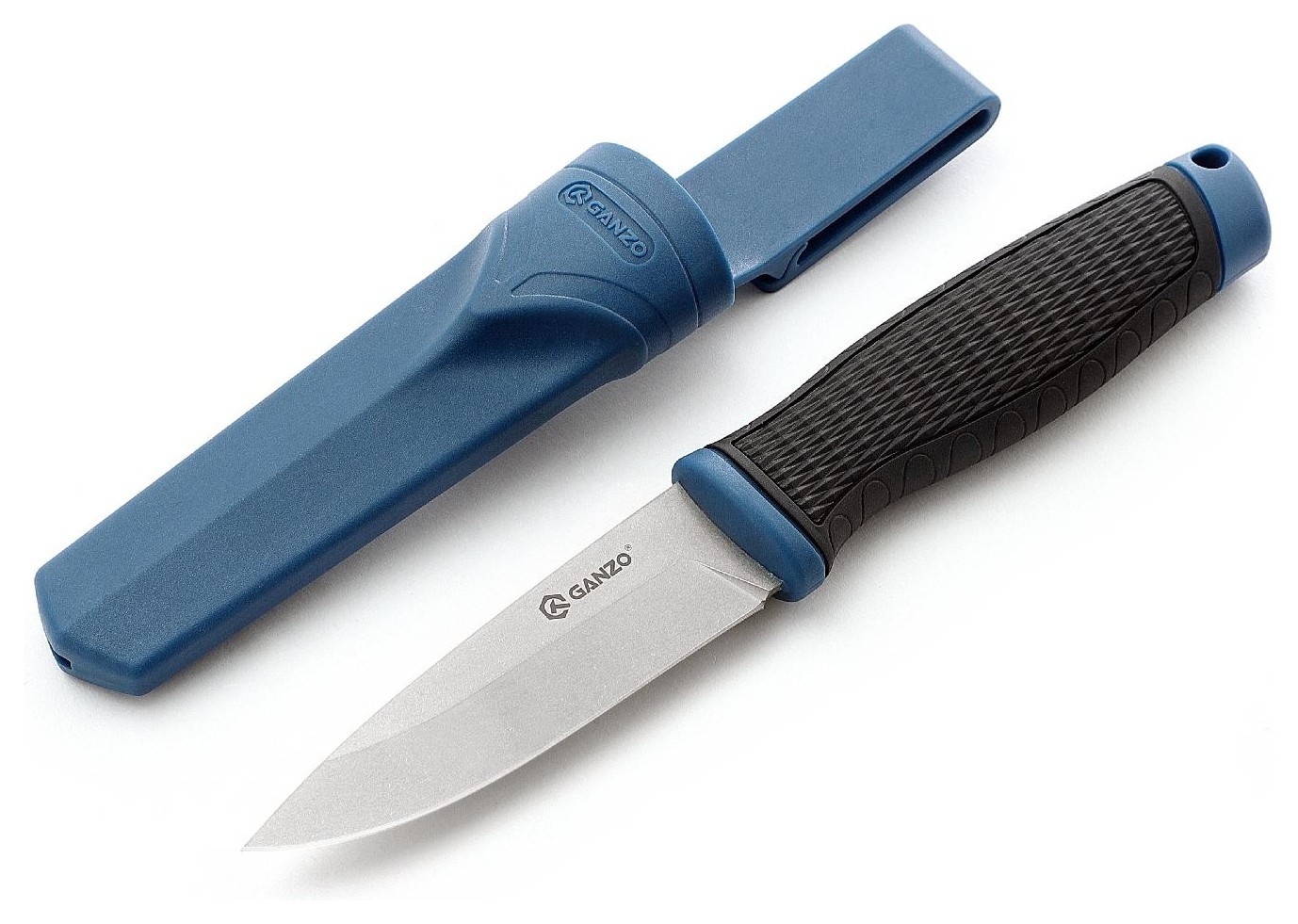 Ніж Ganzo G806-BL блакитний з ножнами, FNR_G806-BL