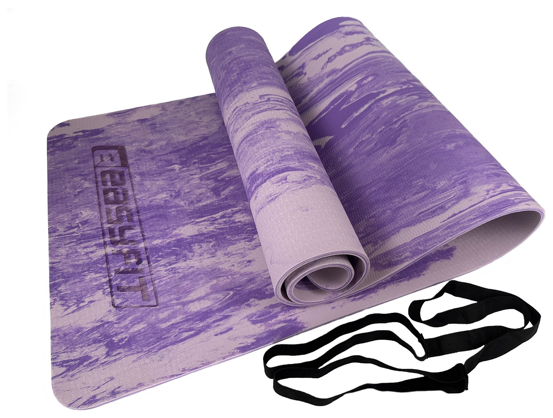 Коврик для йоги и фитнеса EasyFit s-EVA Mat 8 мм Фиолетовый, EFIT_EF-1911-V
