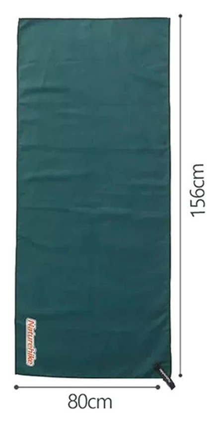 Полотенце быстросохнущее Naturehike CNK2300SS010, 156*80, темно-зеленый, FNR_6976023925467