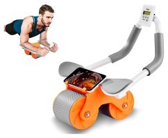 Ролик для пресу EasyFit зі зворотним механізмом та лічильником