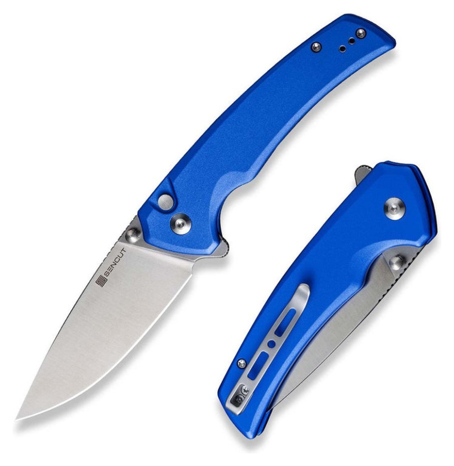 Ніж складаний туристичний Sencut Serene, (8.8 см) D2 / Aluminum синій, FNR_S21022B-4