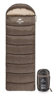 Спальник с капюшоном Naturehike U250 NH20MSD07, (6°C), правый, коричневый