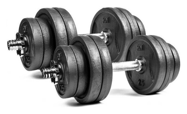 Гантелі розбірні металеві по 16 кг., RNS_RN_QTR16х2