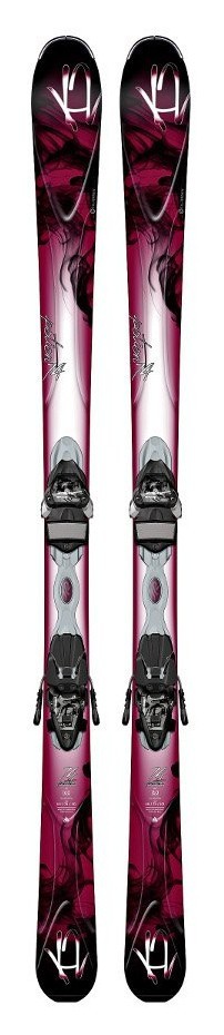 Ліжі гірські комплект K2 POTION 74 W+ER3 10.0 139см Burgundy/white/black (1040610.141.1+1041315.141.1), RCH_17617